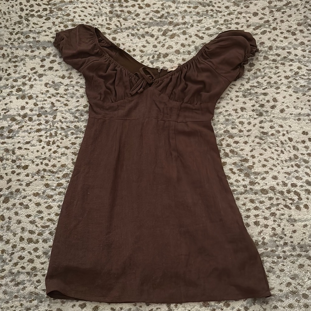 Pacsun LA hearts brown dress